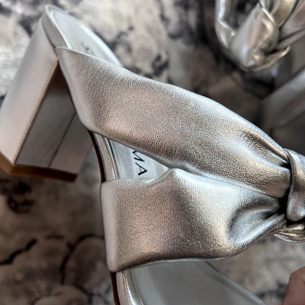 Stuart Weitzman Playa 75 Knot Block Sandal Sz 40/… - image 4